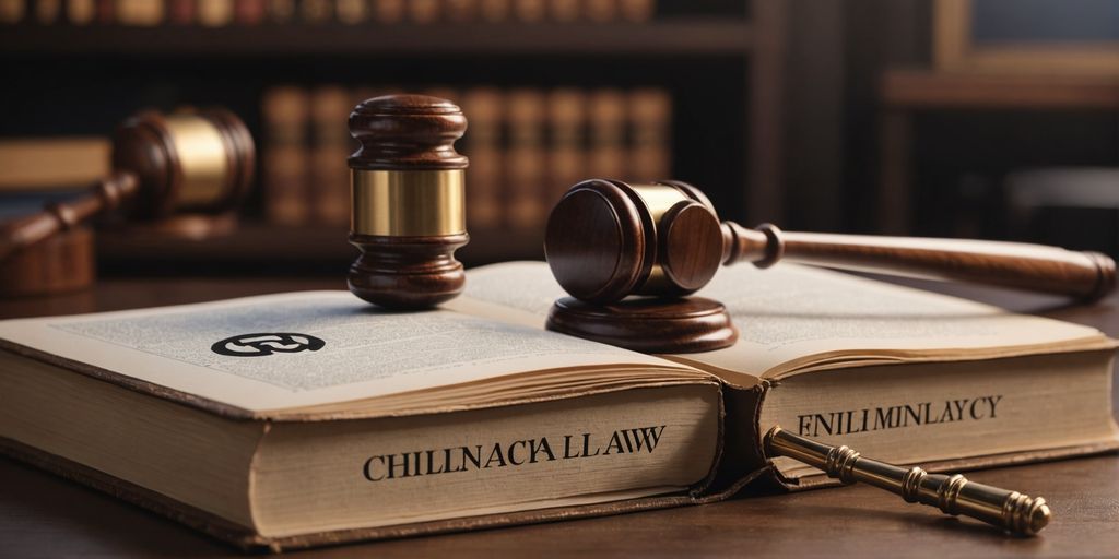 Gavel, law book, and polyamorous symbol