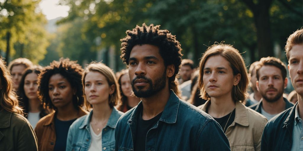 Diverse group representing personal growth and self-discovery.