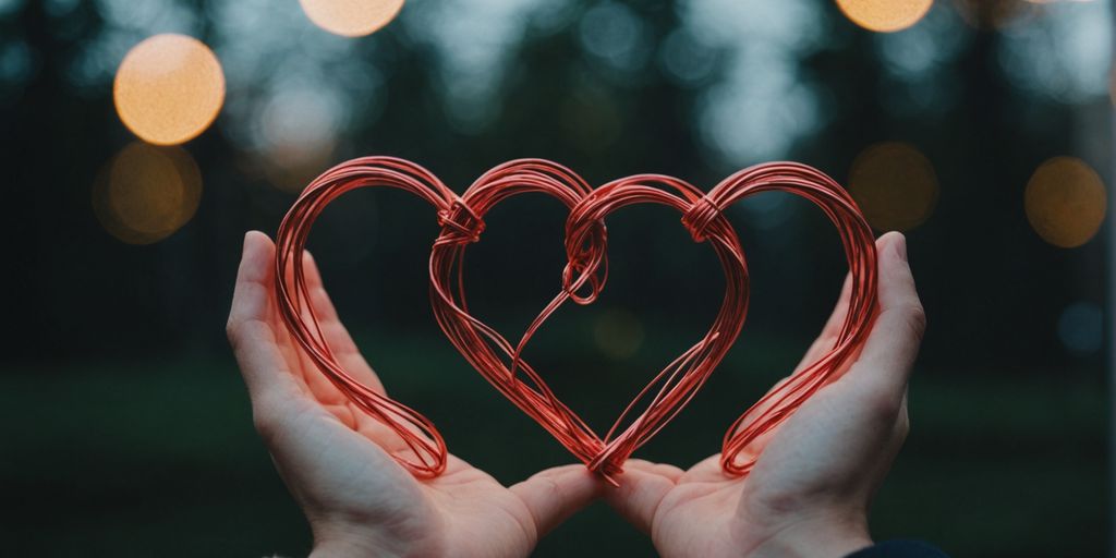 Three hearts intertwined, representing polyamorous relationships and challenges.