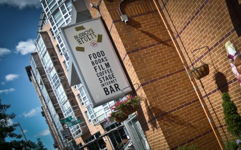 Busboys and Poets, On the corner of 14th St and Langston Hughes Way