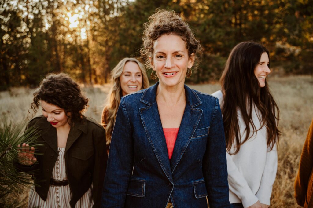 Group of Women Enjoying Outdoor Friendship
