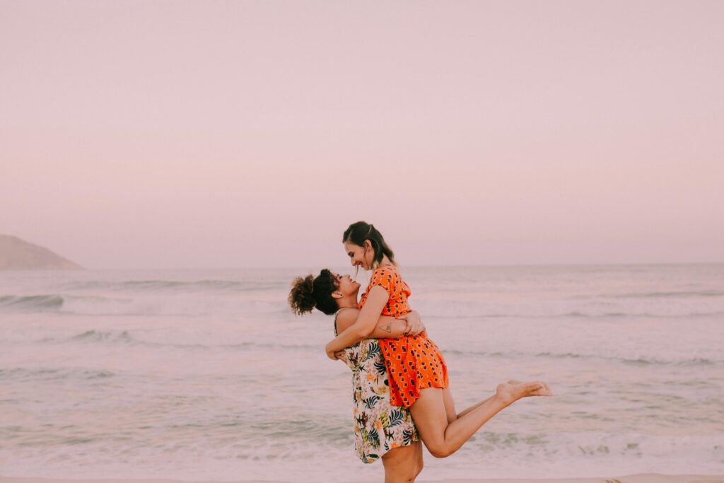 Happy Couple at the Beach
