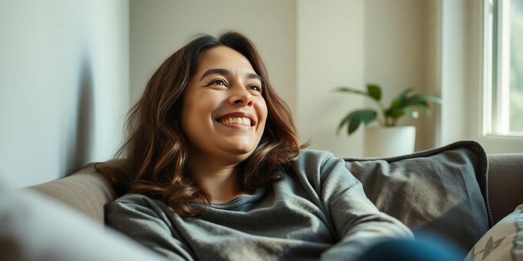 An introvert peacefully reading in a cozy room.