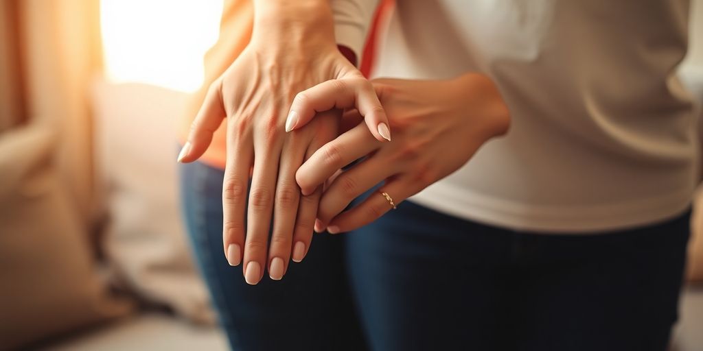 Couple holding hands, navigating emotional connection.