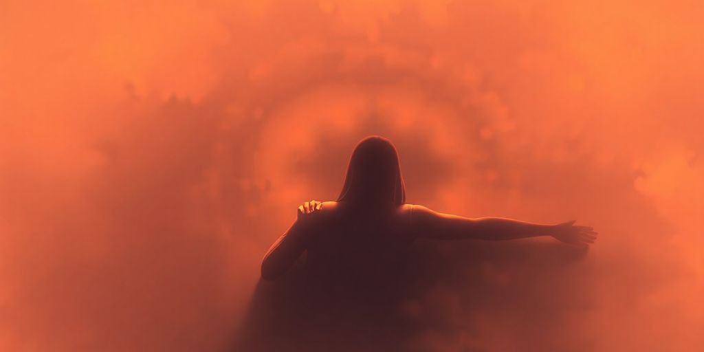 Introvert finding calm amidst vibrant connection.