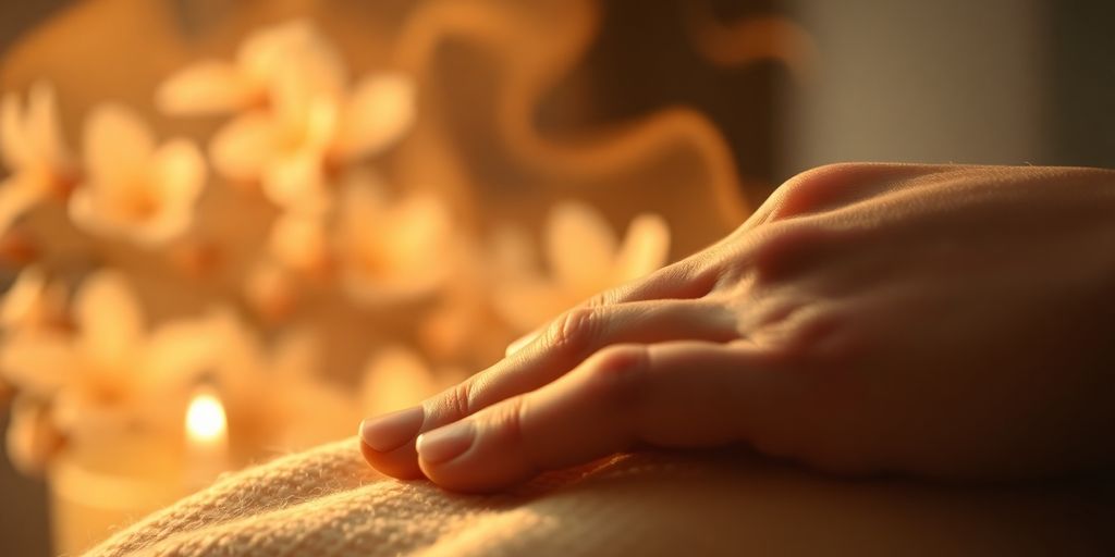 Soft textures, fragrant flowers, gentle light