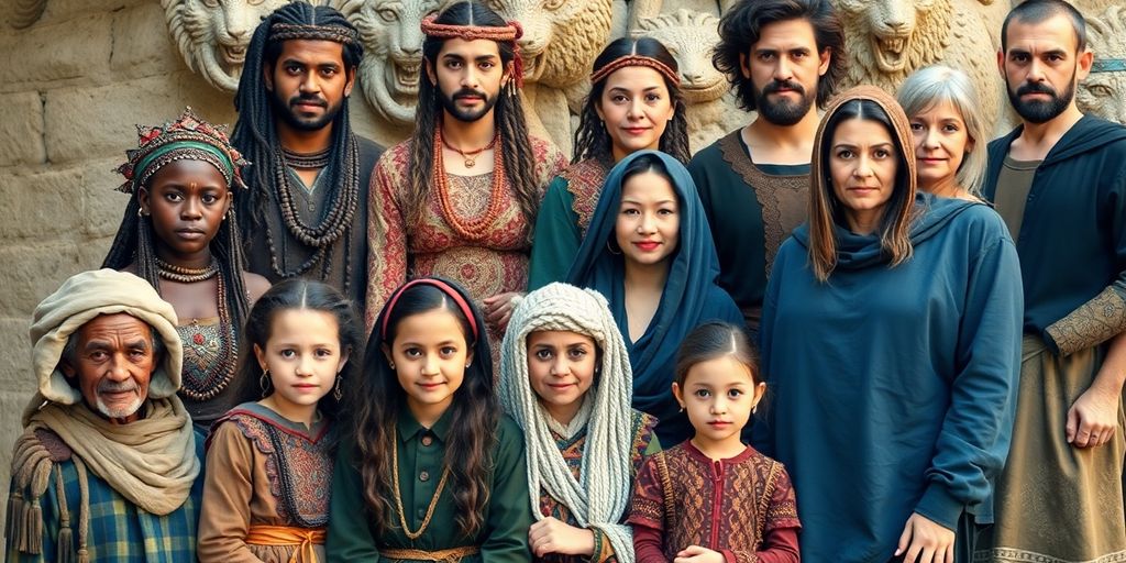 Families from diverse eras, global cultures.