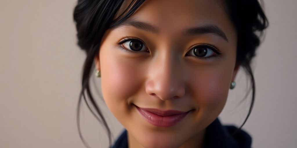 Kataluna poses confidently, smiling softly.