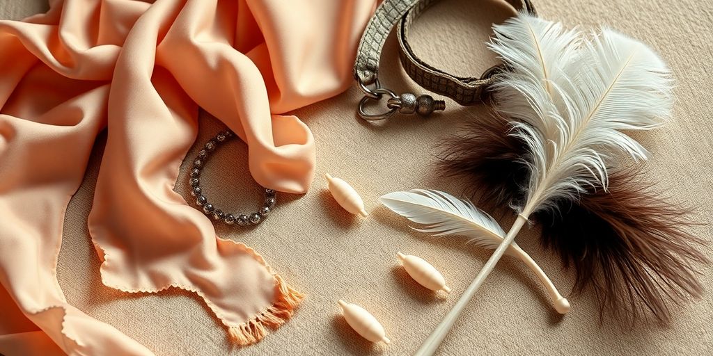 Vanilla kink items arranged artfully.