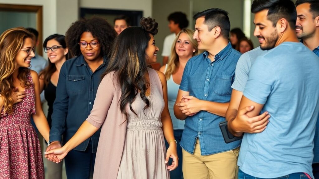 Couples in loving, everyday moments, showing long-term connection.