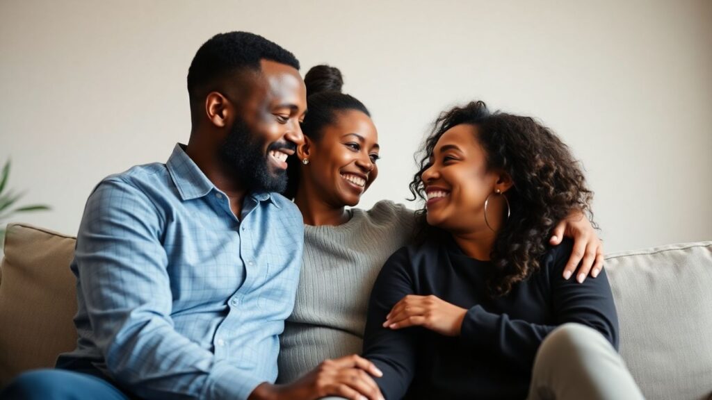 Couple communicating openly about relationship needs