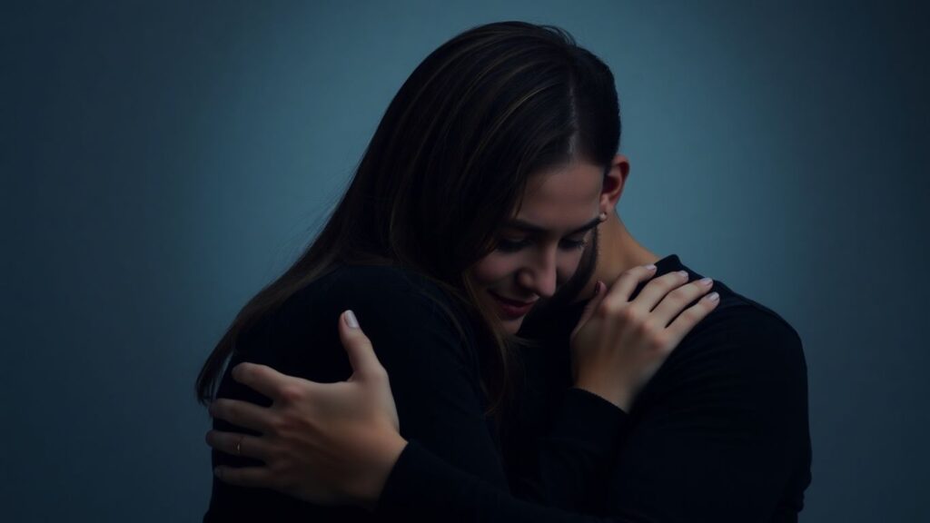 Couple sharing an intimate, non-labeled moment.