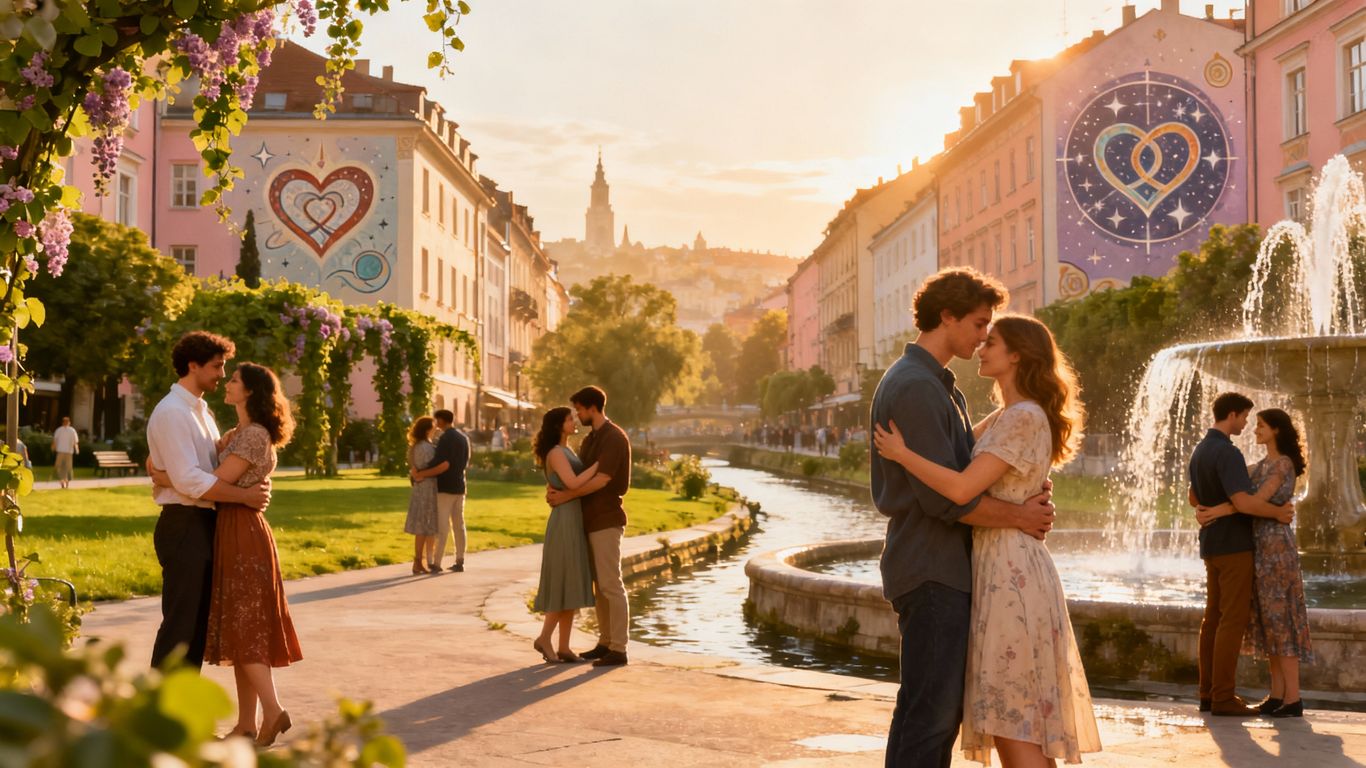Couples in European city exploring Tantra and Polyamory.