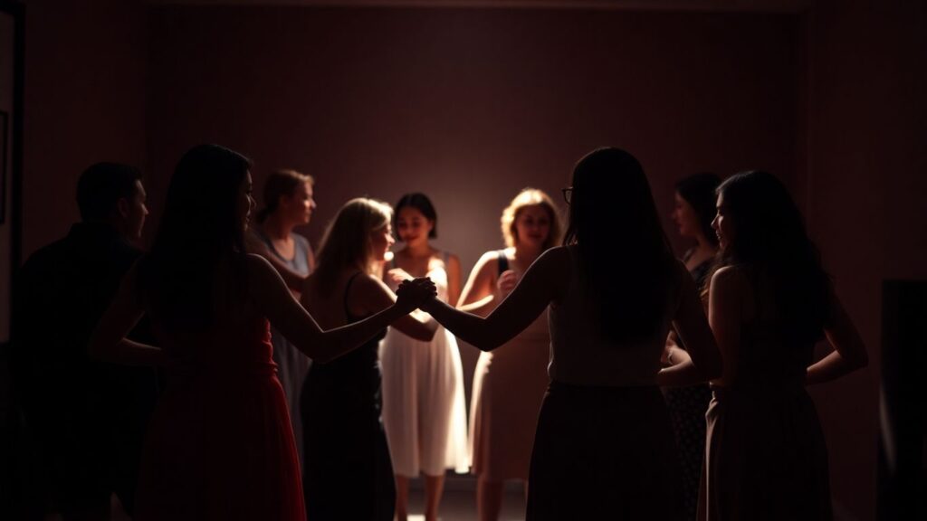 Group intimacy, energy, movement, sound, connection