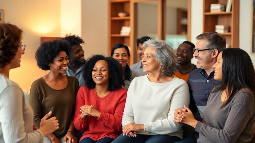 People communicating and setting boundaries in relationships.