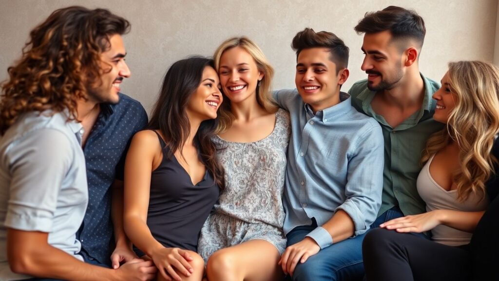 Queer kink and polyamory relationships and connections.